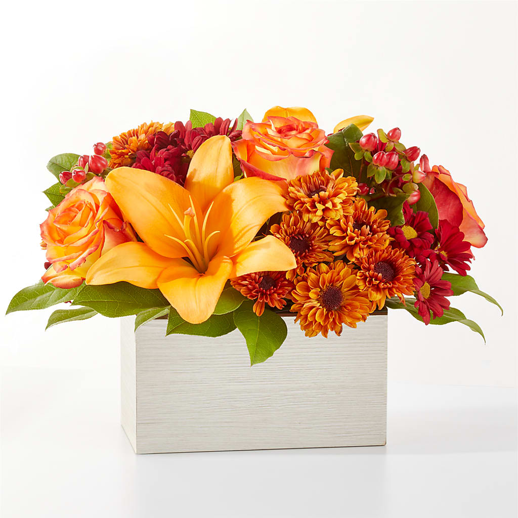 Backyard Bonfire Bouquet – Colonial Flower Shop, Madison IN