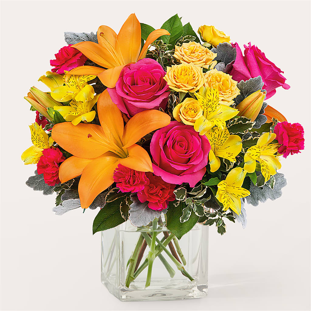 To the Tropics Bouquet – Colonial Flower Shop, Madison IN