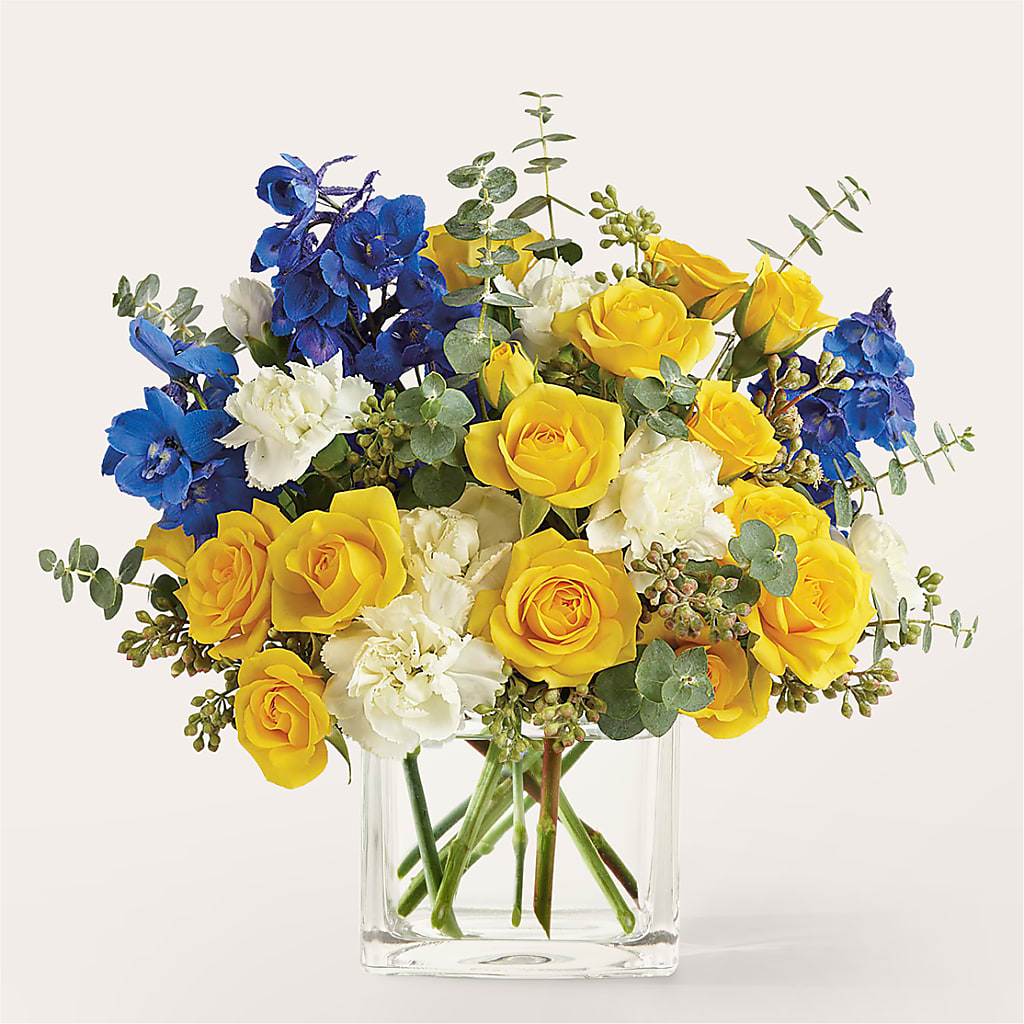 Sparkling Citrine Bouquet – Colonial Flower Shop, Madison IN