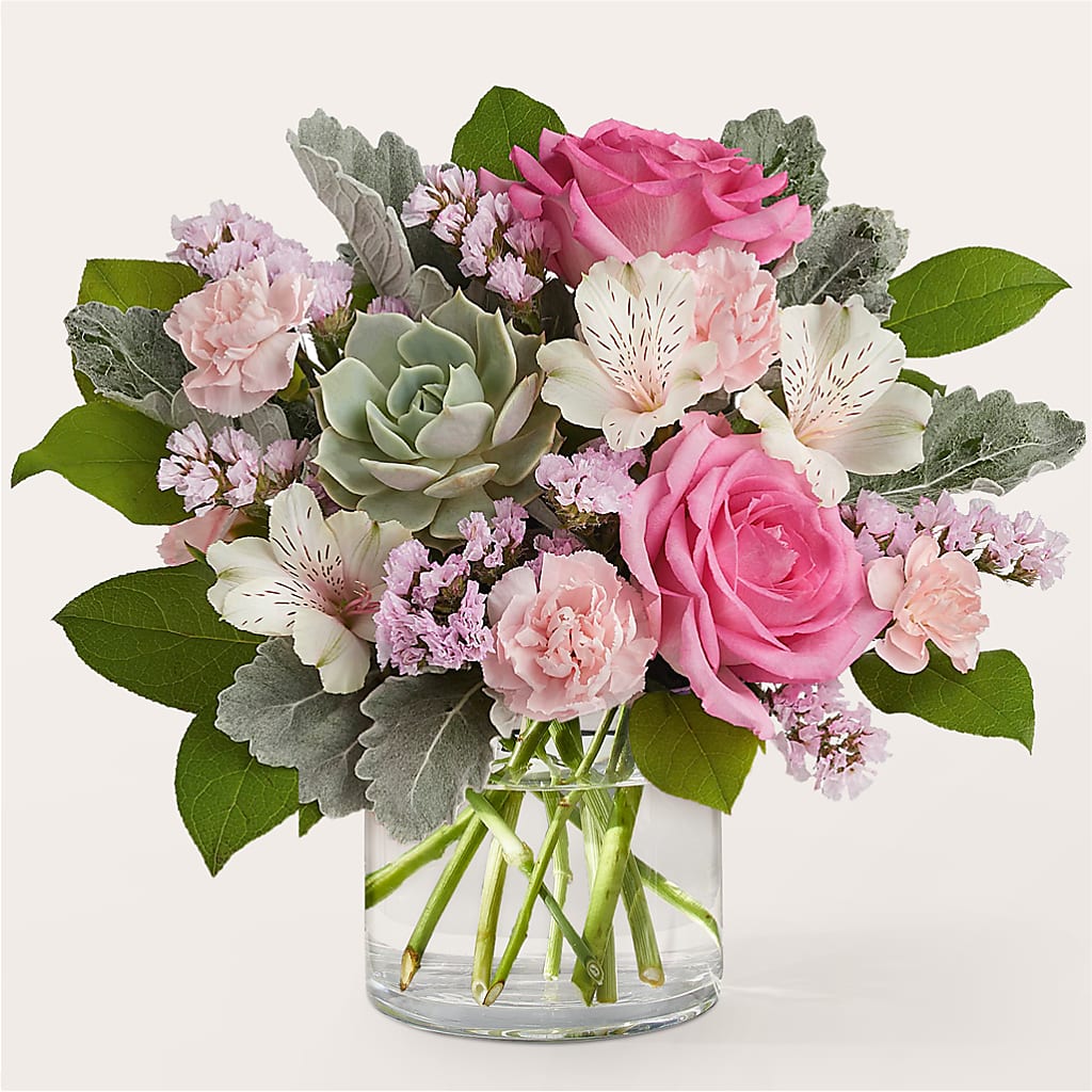 Dusty Rose Bouquet – Colonial Flower Shop, Madison IN