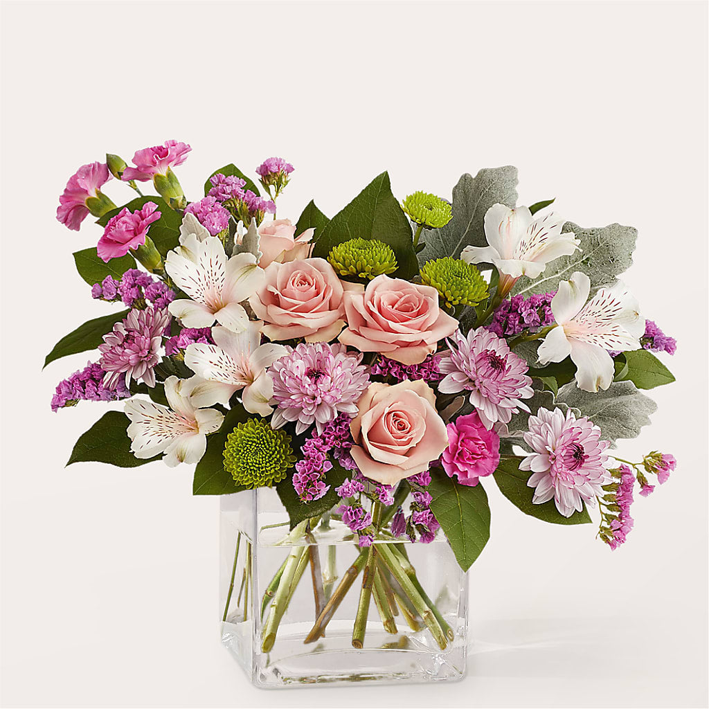 Pink Suede Bouquet – Colonial Flower Shop, Madison IN