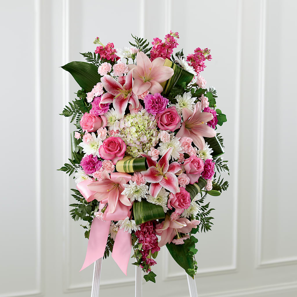 Comforting Standing Spray – Colonial Flower Shop, Madison IN