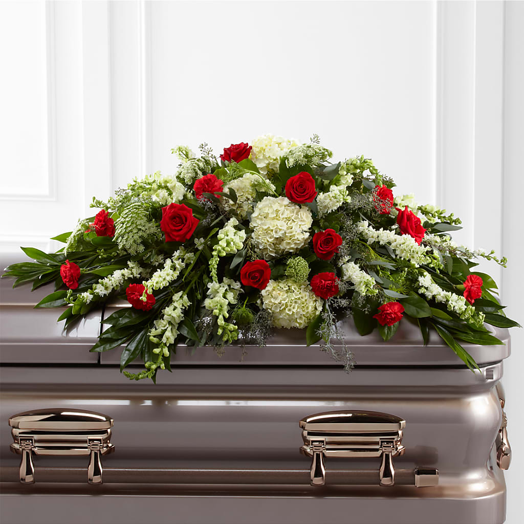 Sincerity Casket Spray – Colonial Flower Shop, Madison IN