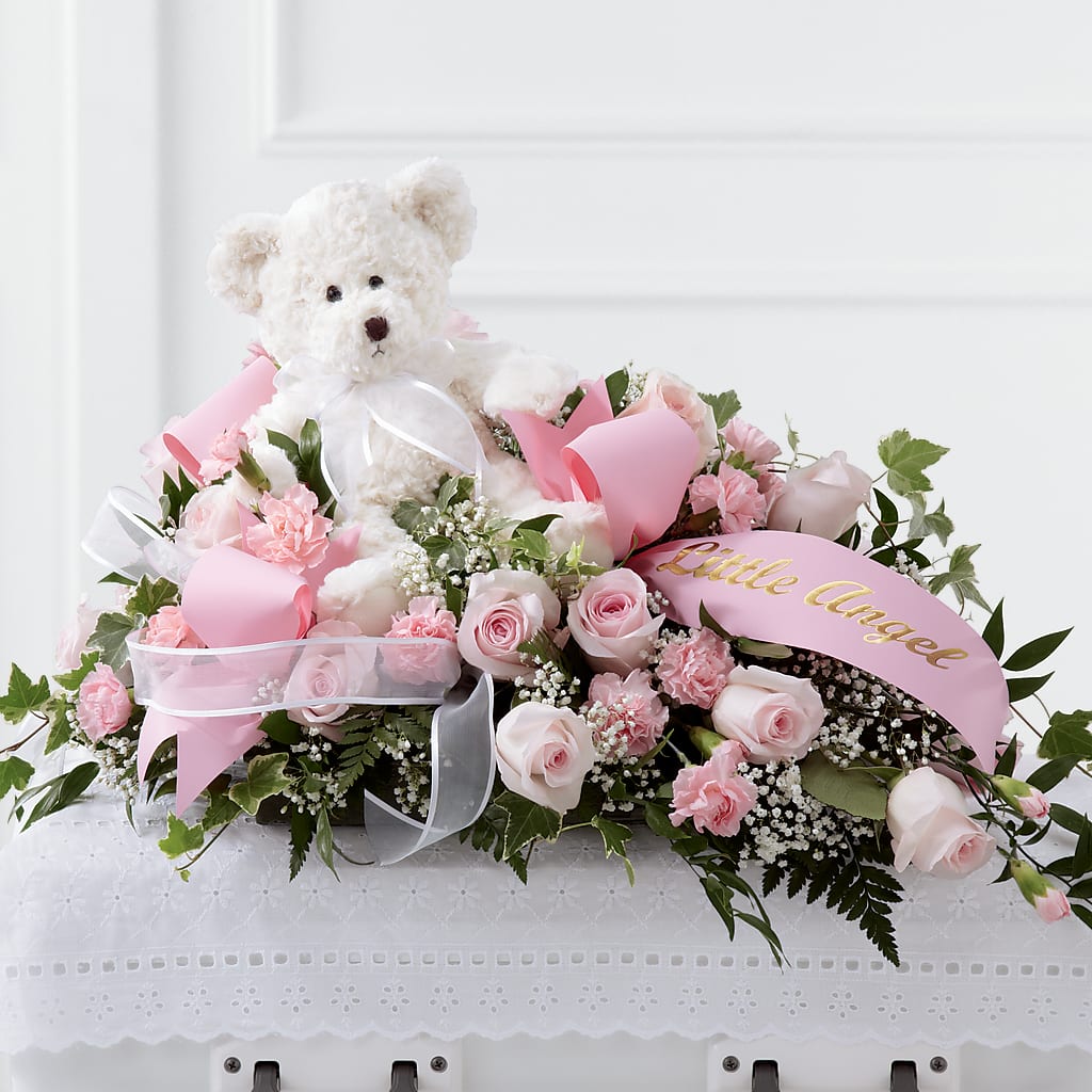 Touch of Sympathy Casket Spray – Colonial Flower Shop, Madison IN