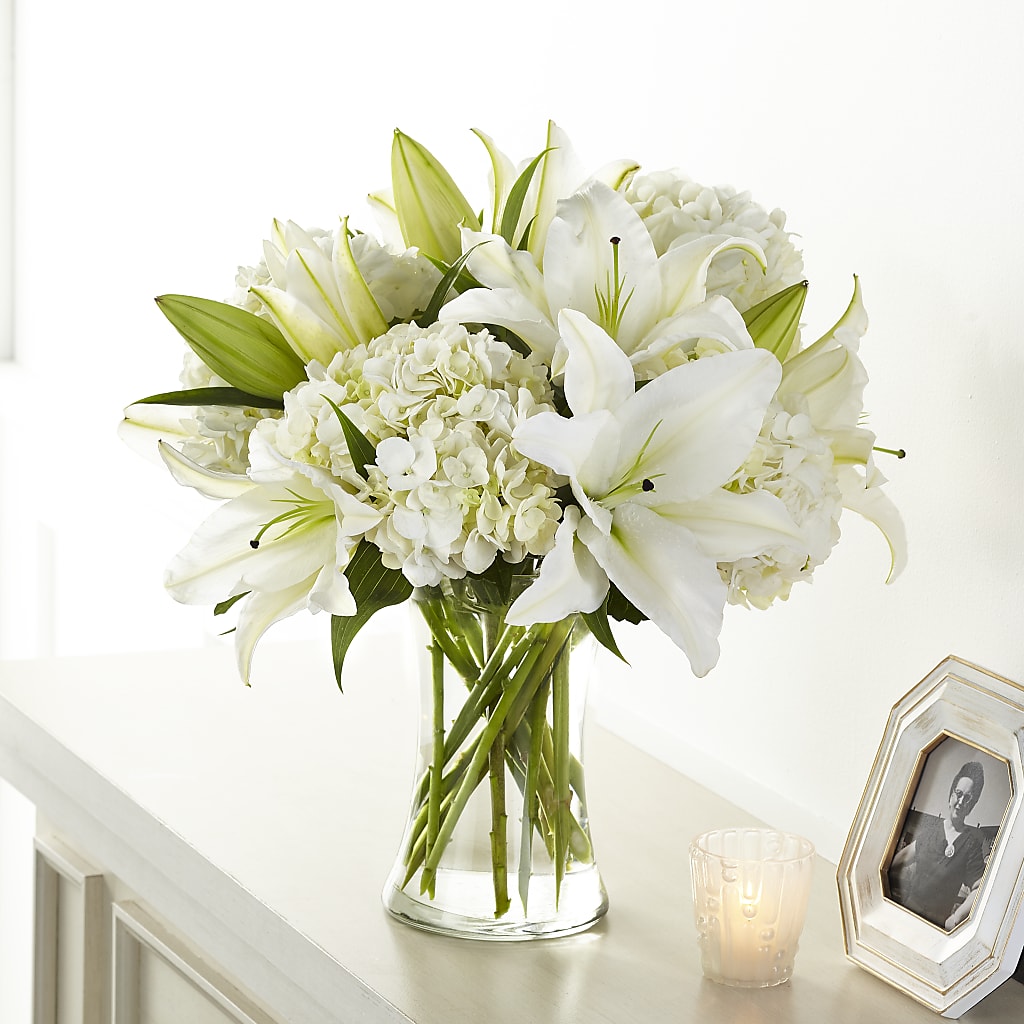 Compassionate Lily Bouquet – Colonial Flower Shop, Madison IN