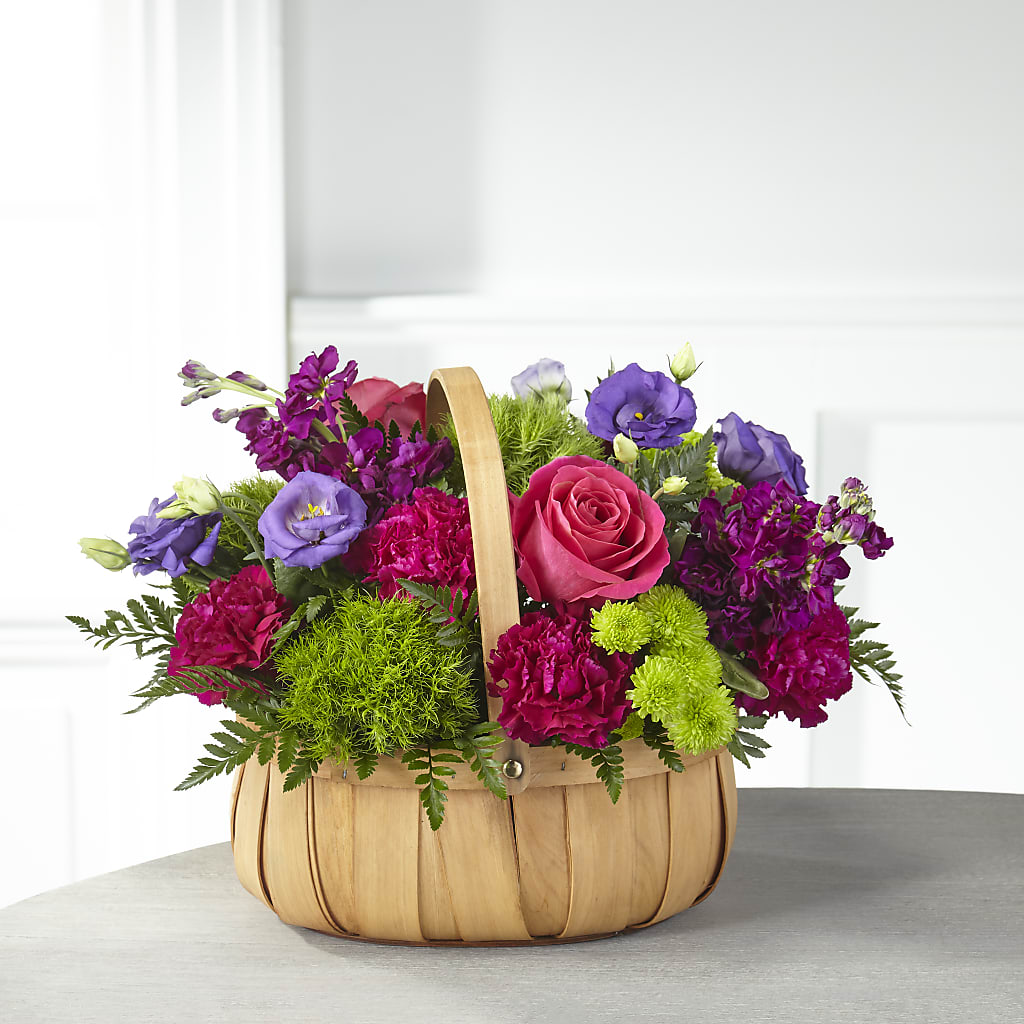 Serene Sanctuary Basket – Colonial Flower Shop, Madison IN