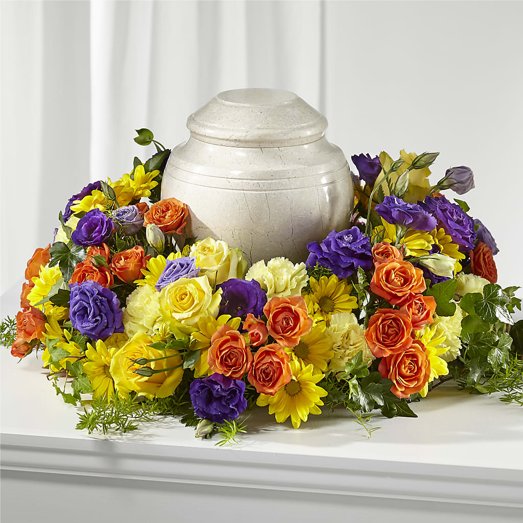 Blossoms of Remembrance Cremation Adornment – Colonial Flower Shop, Madison IN