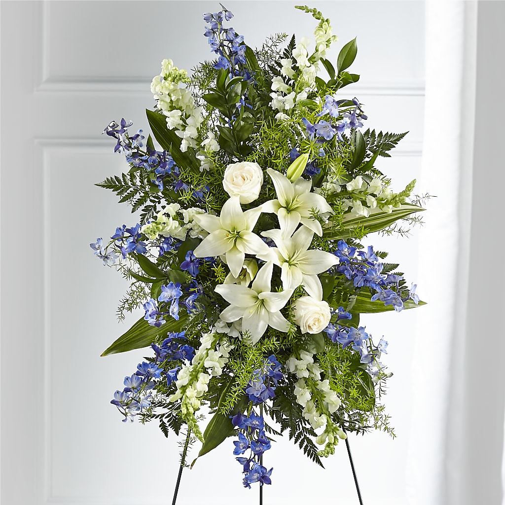 Faithful Friend Standing Spray – Colonial Flower Shop, Madison IN