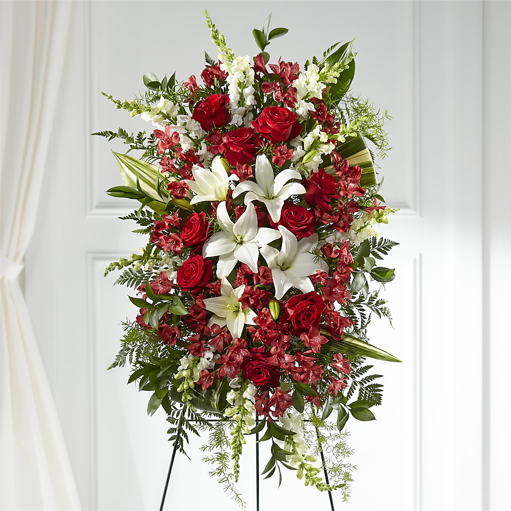 Everlasting Memory Standing Spray – Colonial Flower Shop, Madison IN