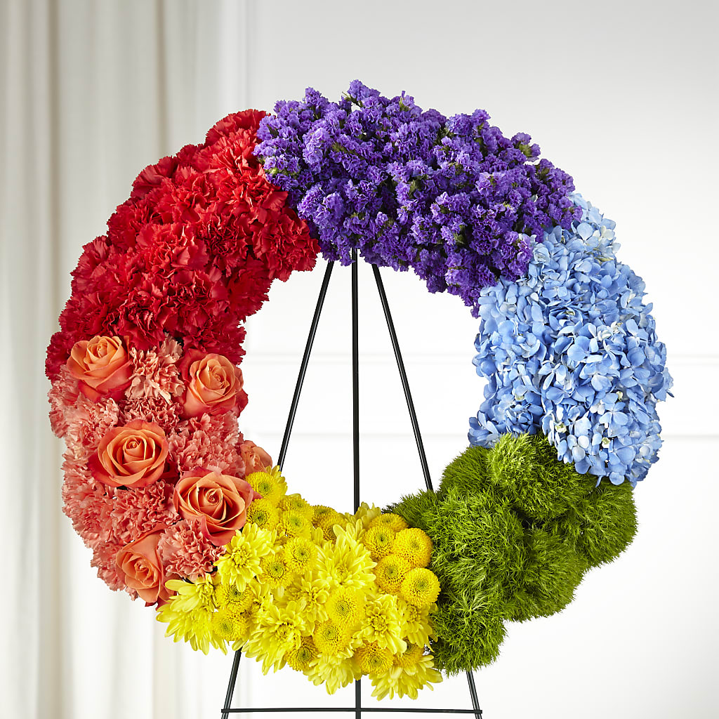 Circle of Love Wreath – Colonial Flower Shop, Madison IN