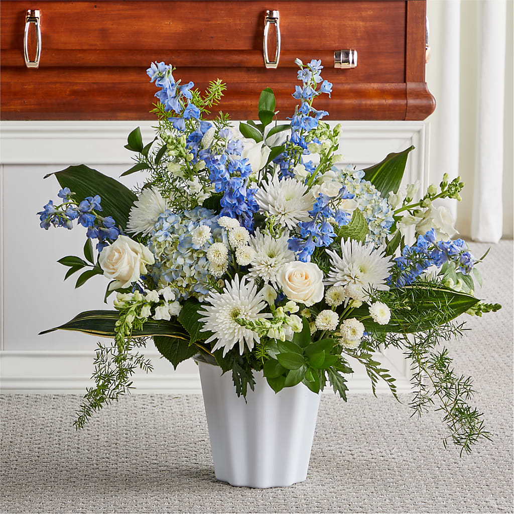Everlasting Memories Floor Basket – Colonial Flower Shop, Madison IN