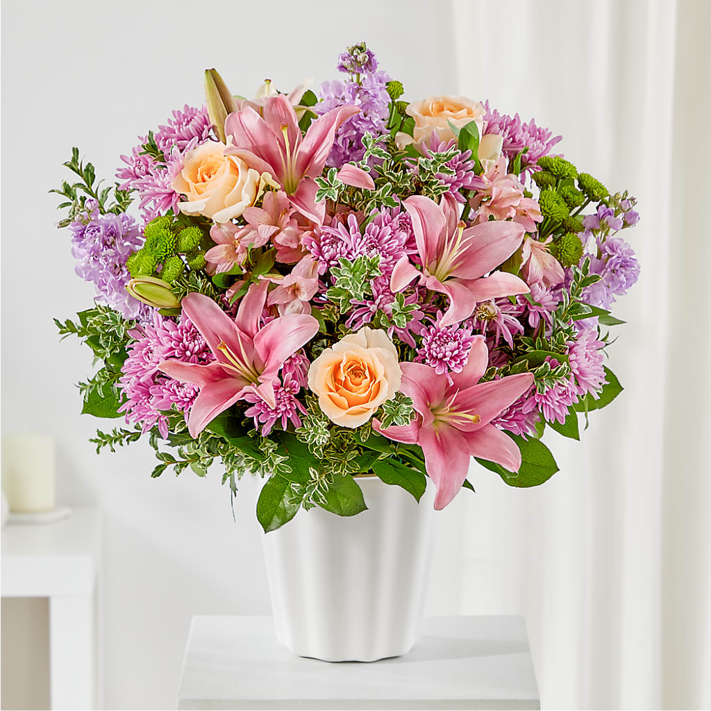 Supportive Embrace Tabletop Basket – Colonial Flower Shop, Madison IN