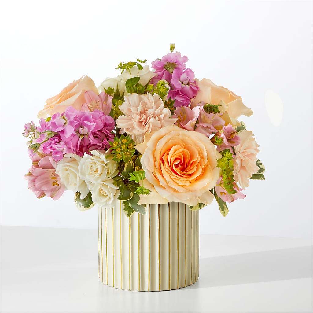 Paradise Bouquet with Ivory Vase – Colonial Flower Shop, Madison IN