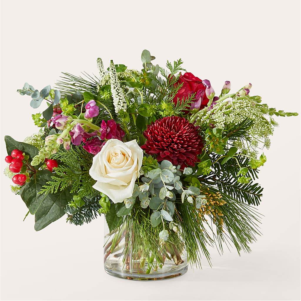 Cranberry Fizz Bouquet – Colonial Flower Shop, Madison IN