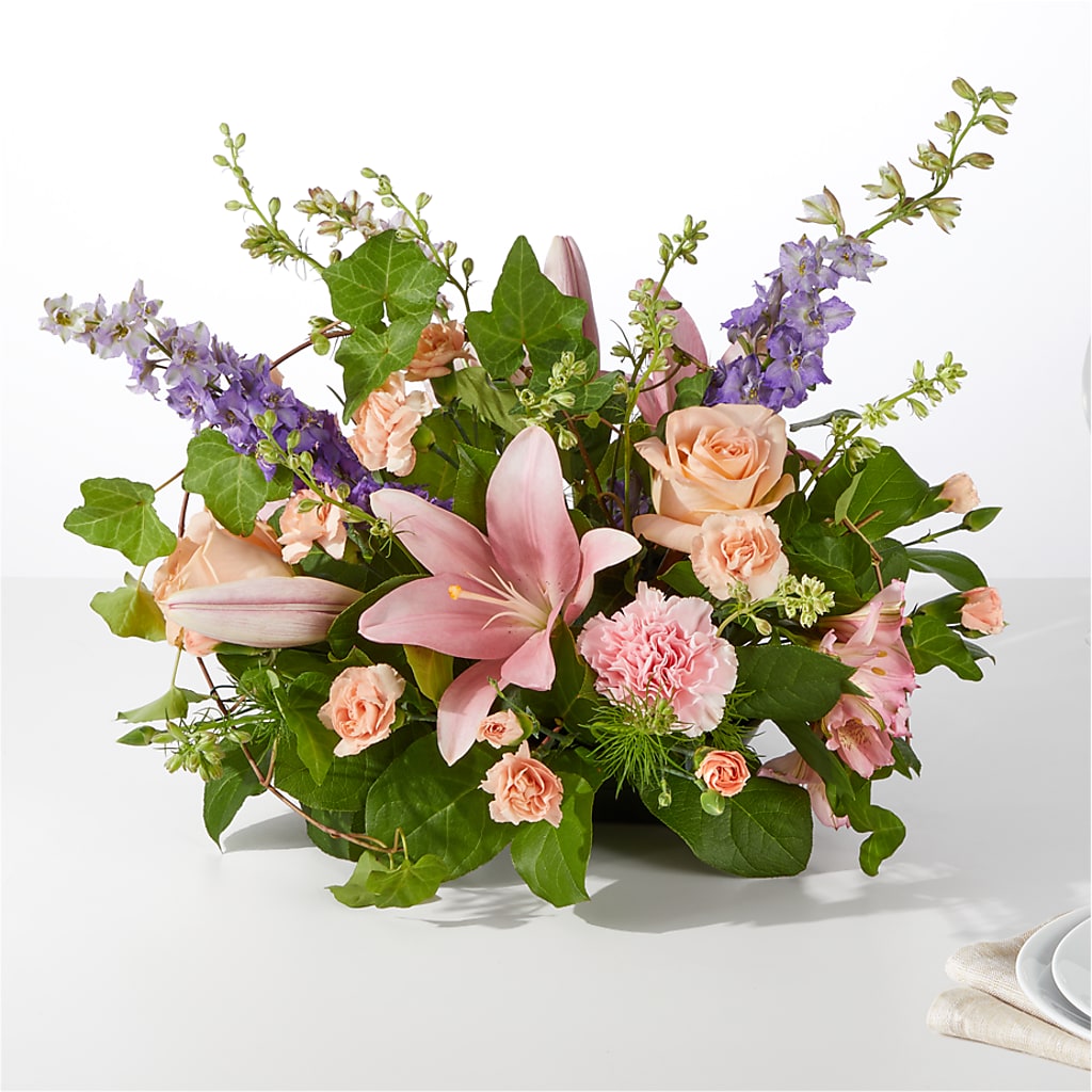 Blossom Time Centerpiece – Colonial Flower Shop, Madison IN