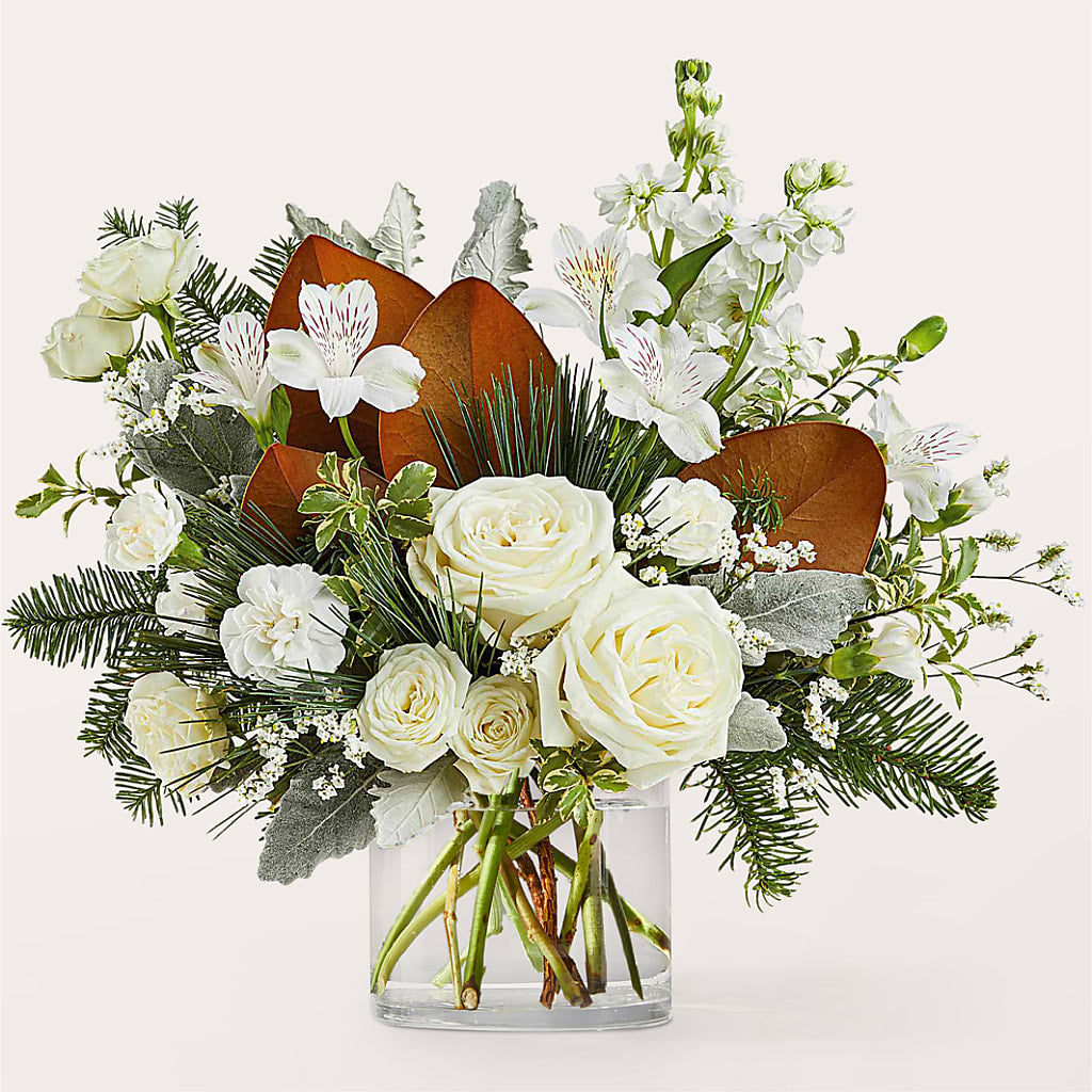 Fresh Snowfall Bouquet – Colonial Flower Shop, Madison IN