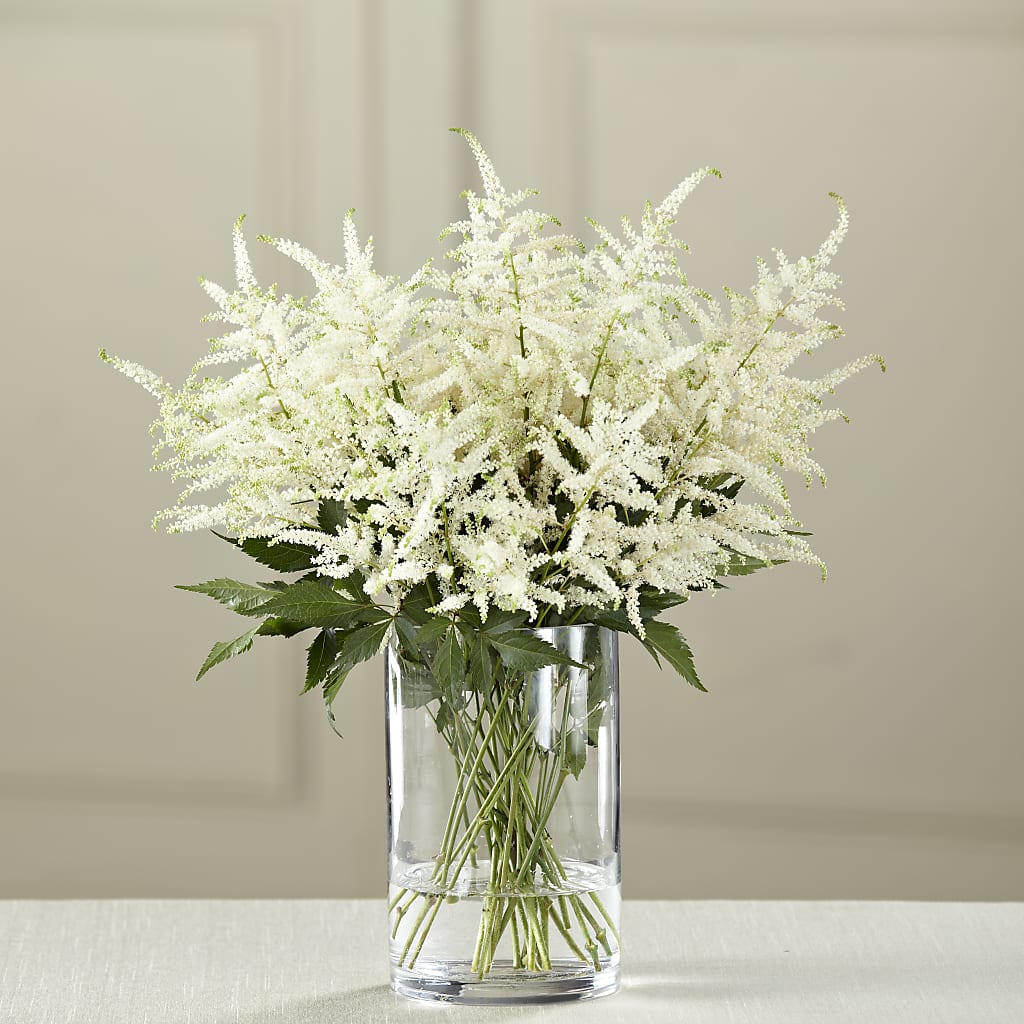 White Astilbe Bouquet – Colonial Flower Shop, Madison IN