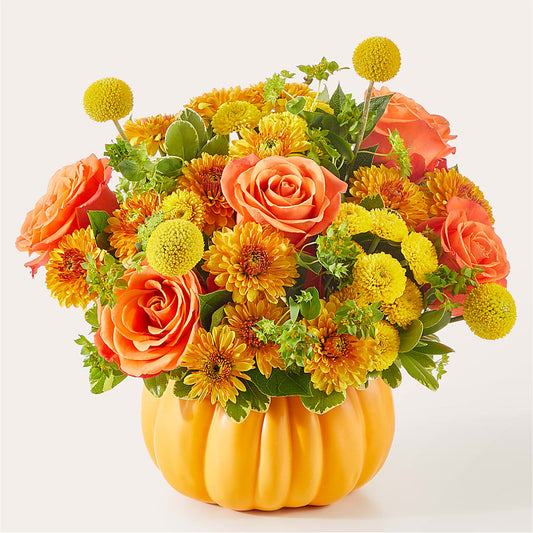 Gourdgeous Pumpkin –  Colonial Flower Shop, Madison IN