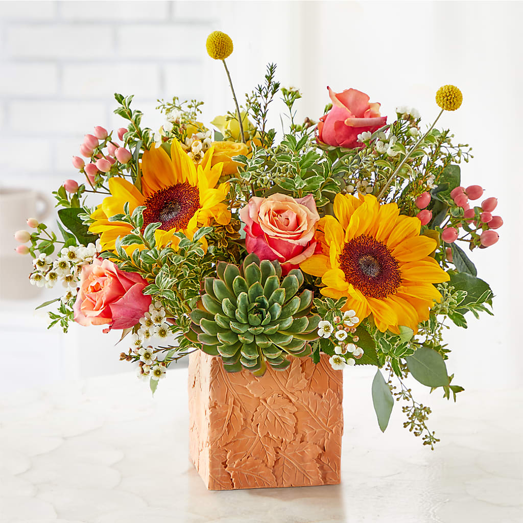 Sunflower Season Bouquet –  Colonial Flower Shop, Madison IN