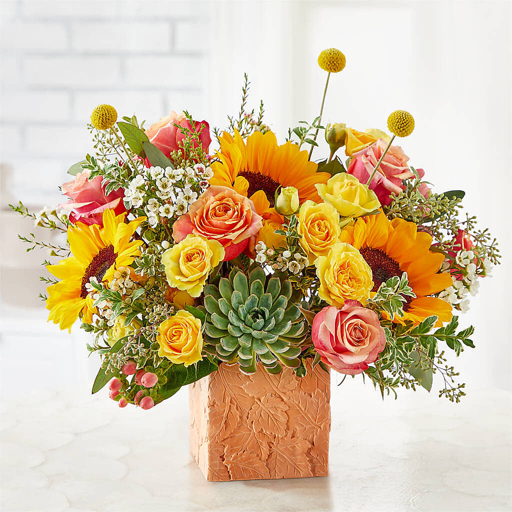 Sunflower Season Bouquet –  Colonial Flower Shop, Madison IN