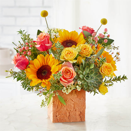Sunflower Season Bouquet –  Colonial Flower Shop, Madison IN