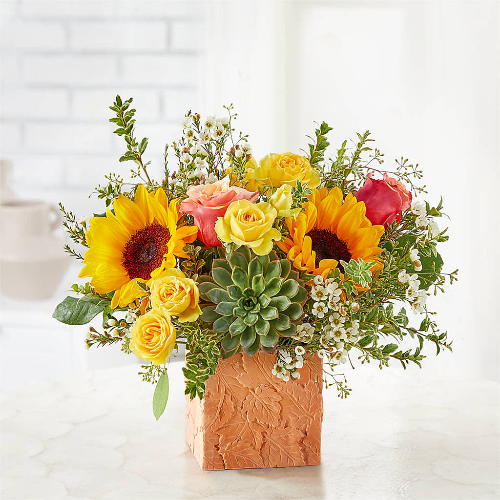 Sunflower Season Bouquet –  Colonial Flower Shop, Madison IN