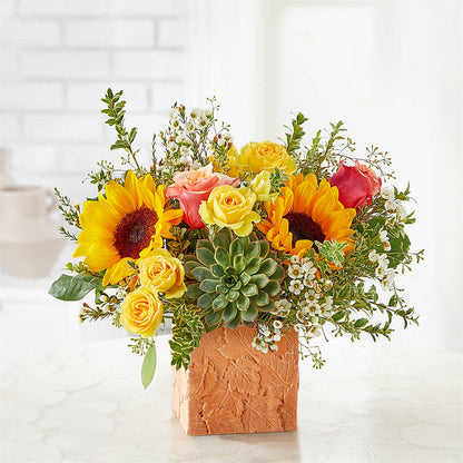 Sunflower Season Bouquet –  Colonial Flower Shop, Madison IN