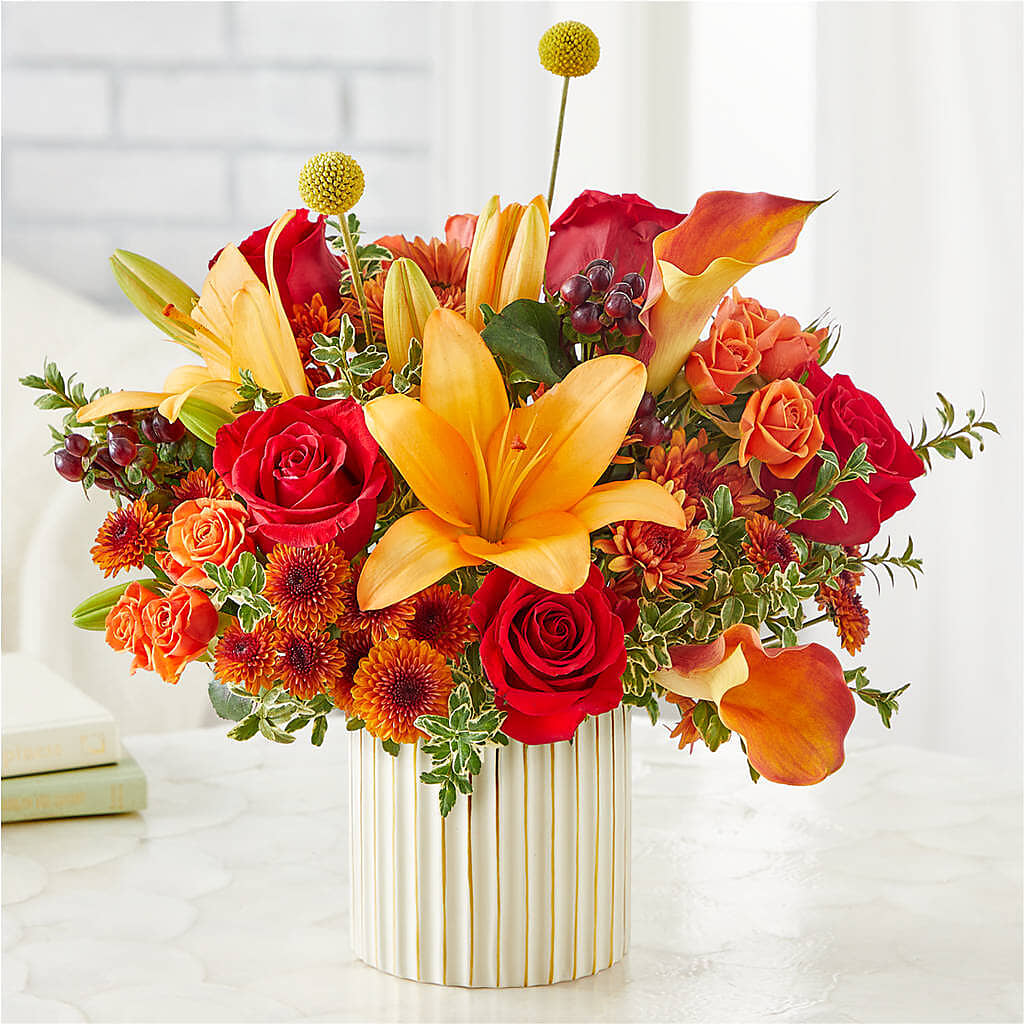 Scarlet Skies Bouquet –  Colonial Flower Shop, Madison IN