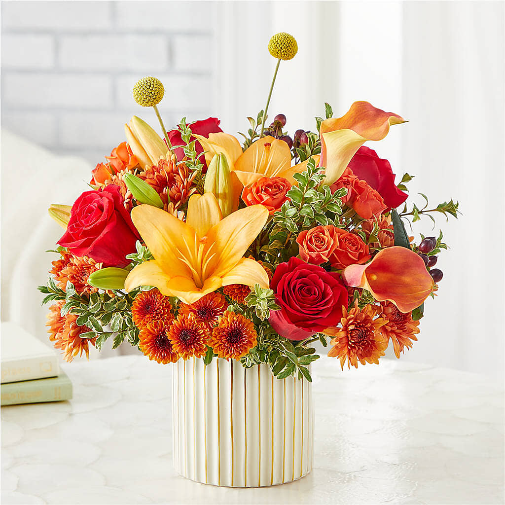 Scarlet Skies Bouquet –  Colonial Flower Shop, Madison IN