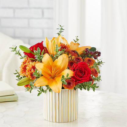 Scarlet Skies Bouquet –  Colonial Flower Shop, Madison IN