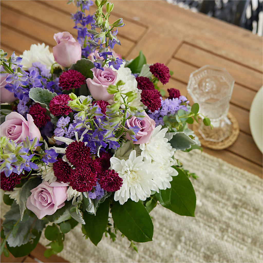 Violet Frost Bouquet –  Colonial Flower Shop, Madison IN