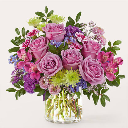 Glass Half Full Bouquet –  Colonial Flower Shop, Madison IN