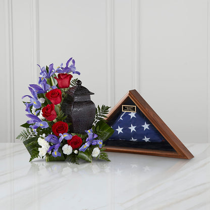 Patriotic Tribute Arrangement –  Colonial Flower Shop, Madison IN