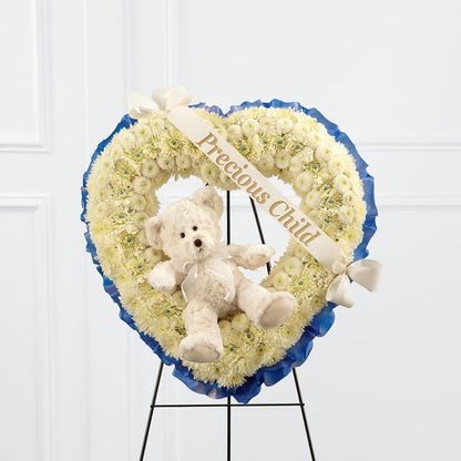 Precious Child Standing Heart –  Colonial Flower Shop, Madison IN