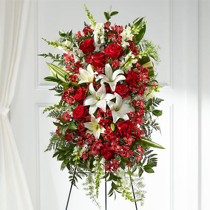 Everlasting Memory Standing Spray –  Colonial Flower Shop, Madison IN