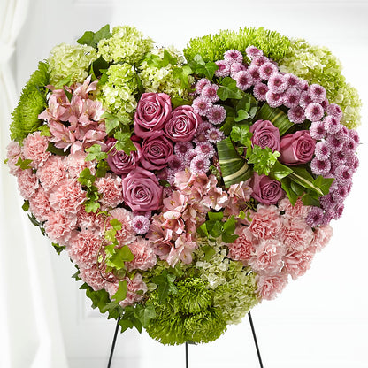 Heartwarming Standing Heart –  Colonial Flower Shop, Madison IN