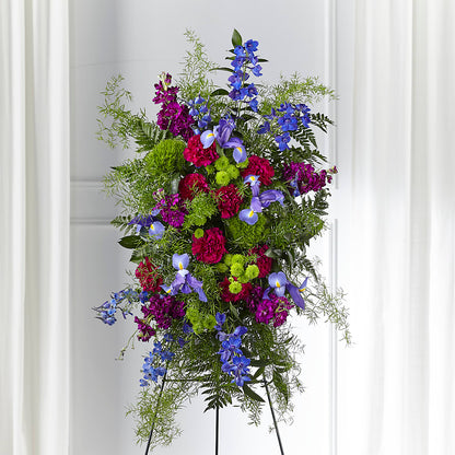 Heavenly Skies Standing Spray –  Colonial Flower Shop, Madison IN