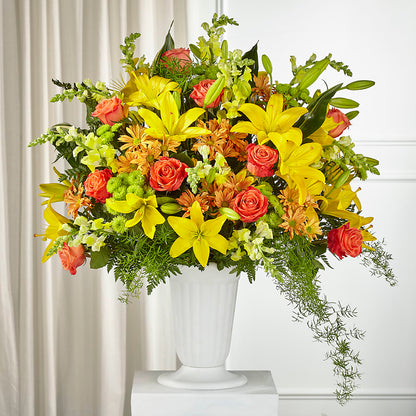 Fall Sentiments Arrangement –  Colonial Flower Shop, Madison IN