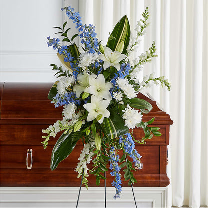 Eternal Impressions Standing Spray –  Colonial Flower Shop, Madison IN