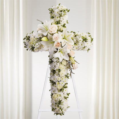 Spiritual Guidance Standing Spray –  Colonial Flower Shop, Madison IN