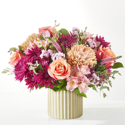 Berry Cobbler Bouquet with Ivory Vase –  Colonial Flower Shop, Madison IN