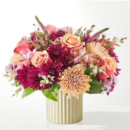 Berry Cobbler Bouquet with Ivory Vase –  Colonial Flower Shop, Madison IN