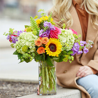 Vibrant Greetings Bouquet –  Colonial Flower Shop, Madison IN