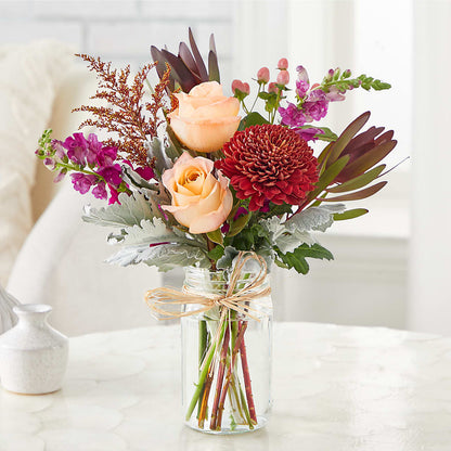 Moody Hues Bouquet –  Colonial Flower Shop, Madison IN