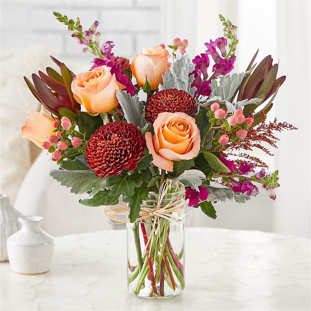 Moody Hues Bouquet –  Colonial Flower Shop, Madison IN