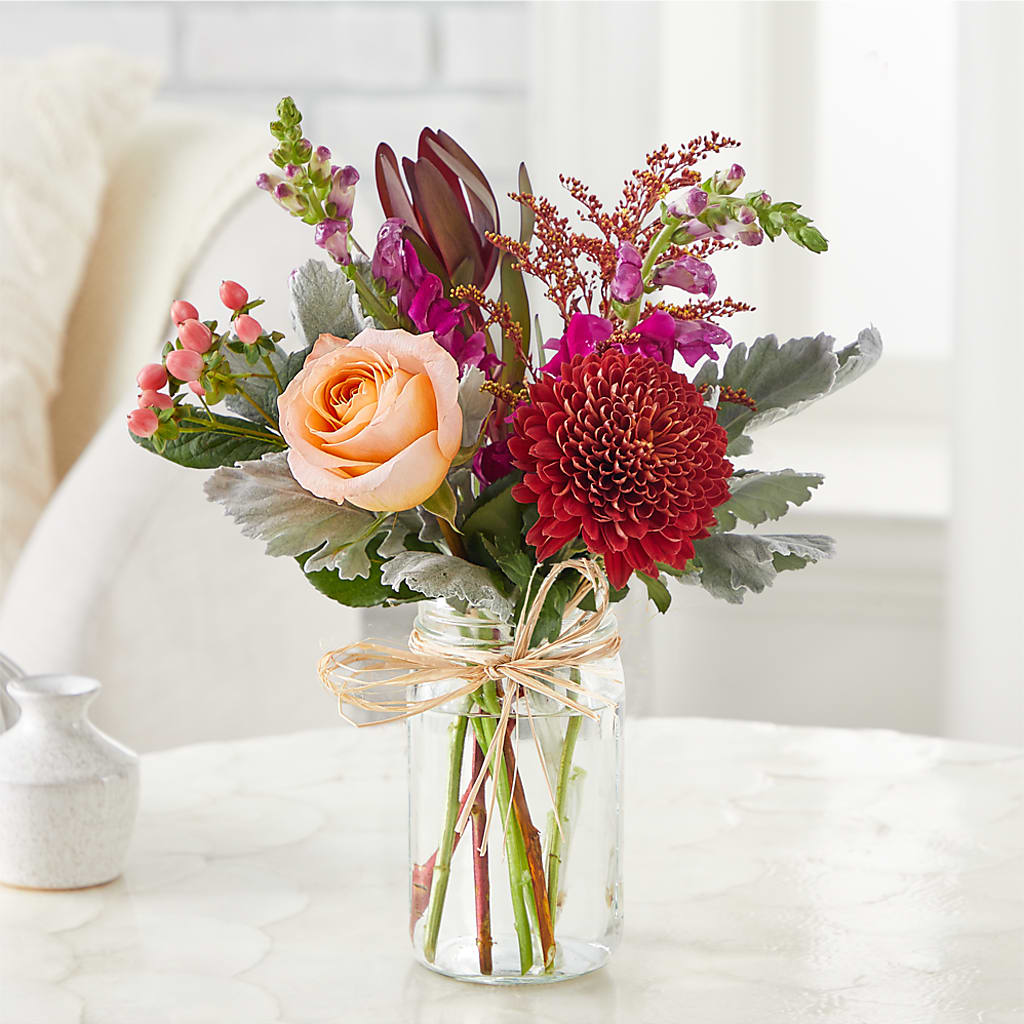 Moody Hues Bouquet –  Colonial Flower Shop, Madison IN