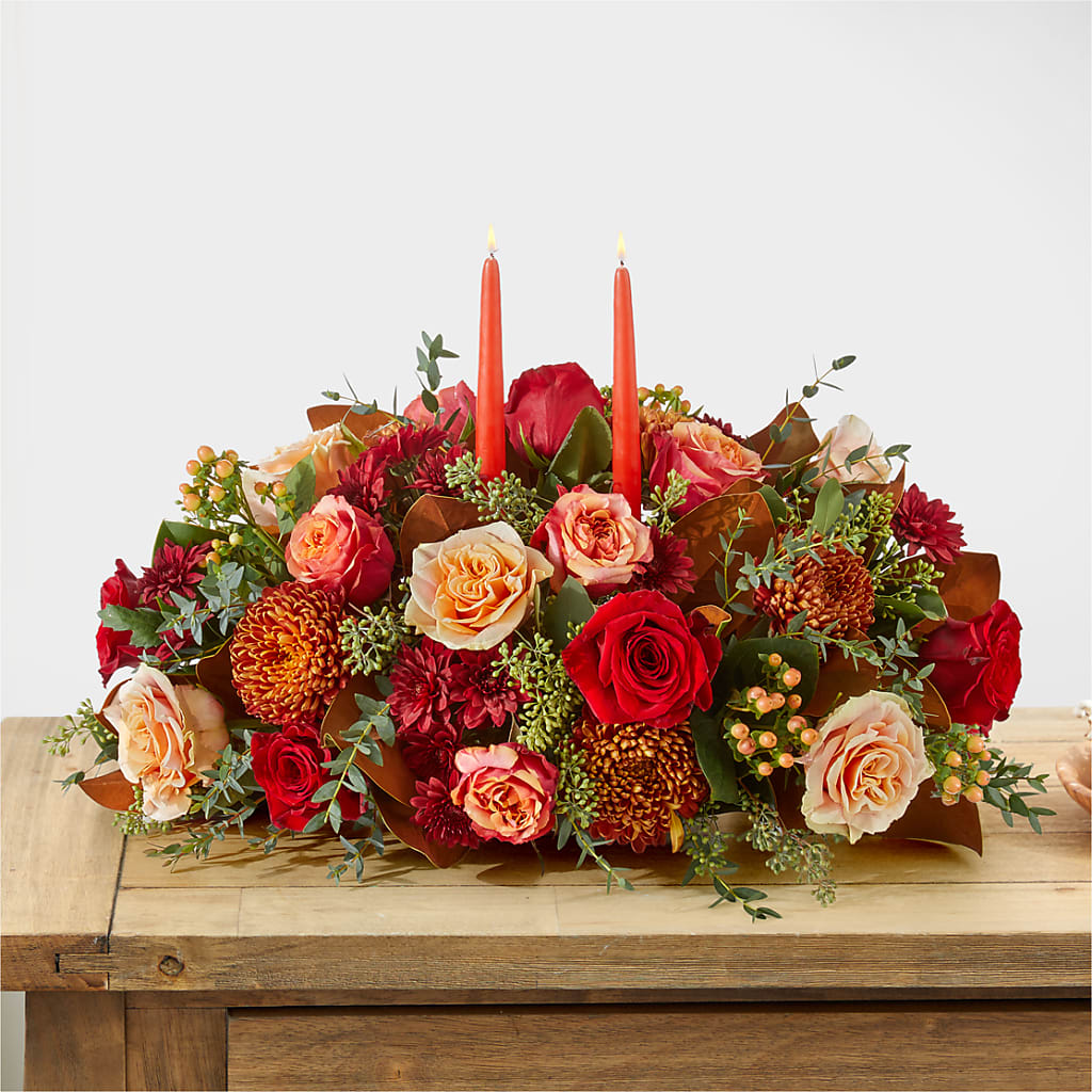 Gather Near Centerpiece –  Colonial Flower Shop, Madison IN