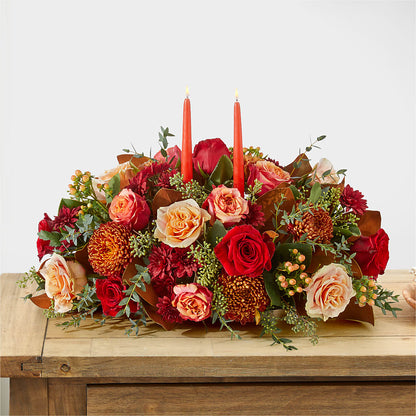 Gather Near Centerpiece –  Colonial Flower Shop, Madison IN