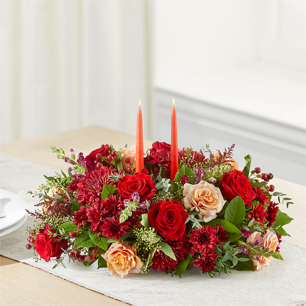 Most Thankful Centerpiece –  Colonial Flower Shop, Madison IN