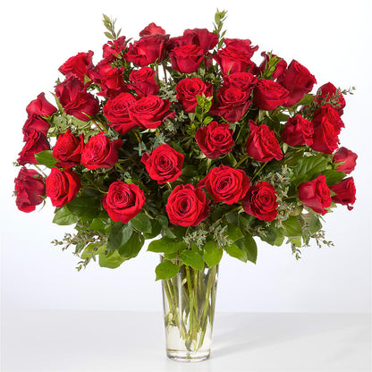 Forever Yours Fifty Stem Red Rose Bouquet –  Colonial Flower Shop, Madison IN
